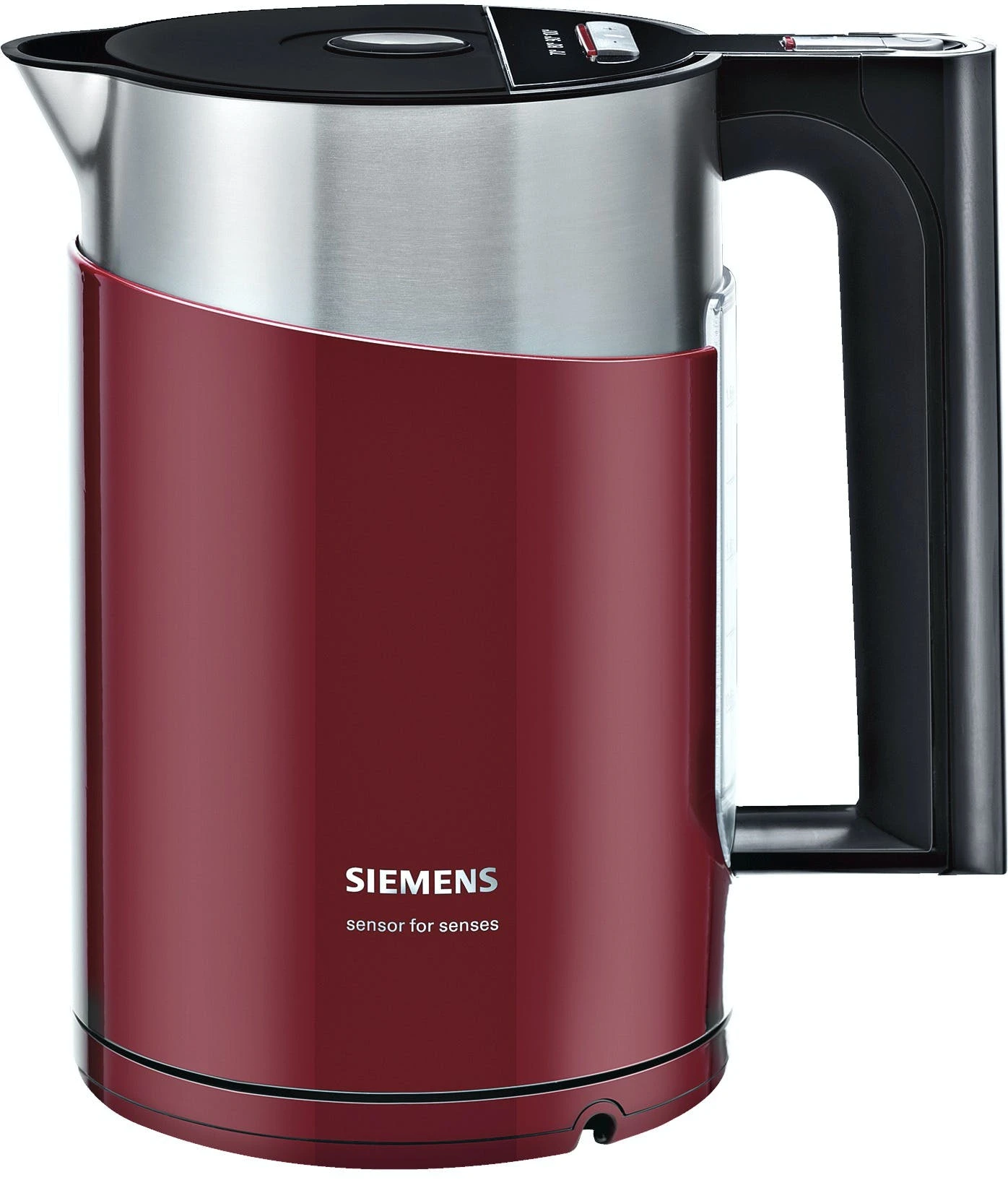Siemens TW86104P Wasserkocher 1,5 L 2400 W Schwarz, Rot, Edelstahl 1 Siemens TW86104P Wasserkocher 1,5 L 2400 W Schwarz, Rot, Edelstahl