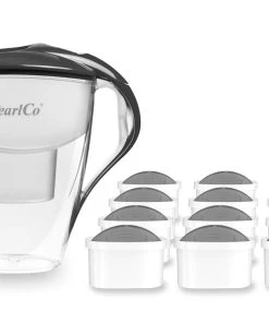 Pearlco Wasserfilter Astra Anthrazit Inkl. 12 Protect+ Filterkartuschen