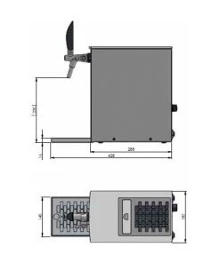 Null Zapfanlage, PYGMY 25/K Exclusive * Trockenkühler * Zapfanlage Ohne CO2 * Luftkompressor * 1leitig -HENDI-Geschäft 0458c279 608a 4cdd 9c46 0e97df6f330b
