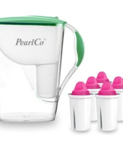 Pearlco Wasserfilter Fashion Mint Inkl. 6 AquaMag Filterkartuschen