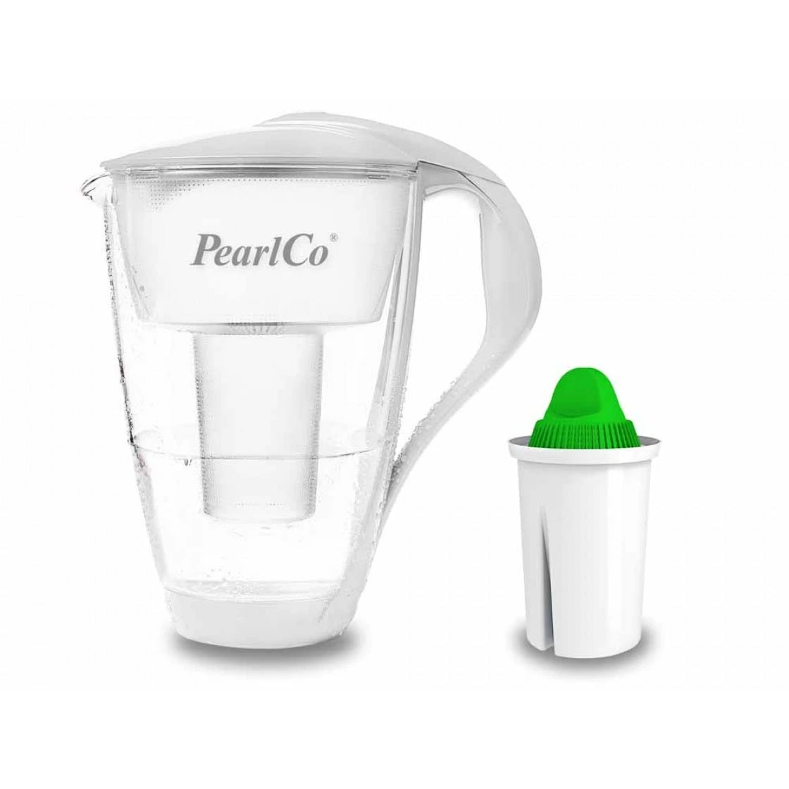 Pearlco Glas-Wasserfilter Anthrazit Inkl. 3 Alkaline Filterkartuschen 7 Pearlco Glas-Wasserfilter Anthrazit Inkl. 3 Alkaline Filterkartuschen – Bild 7