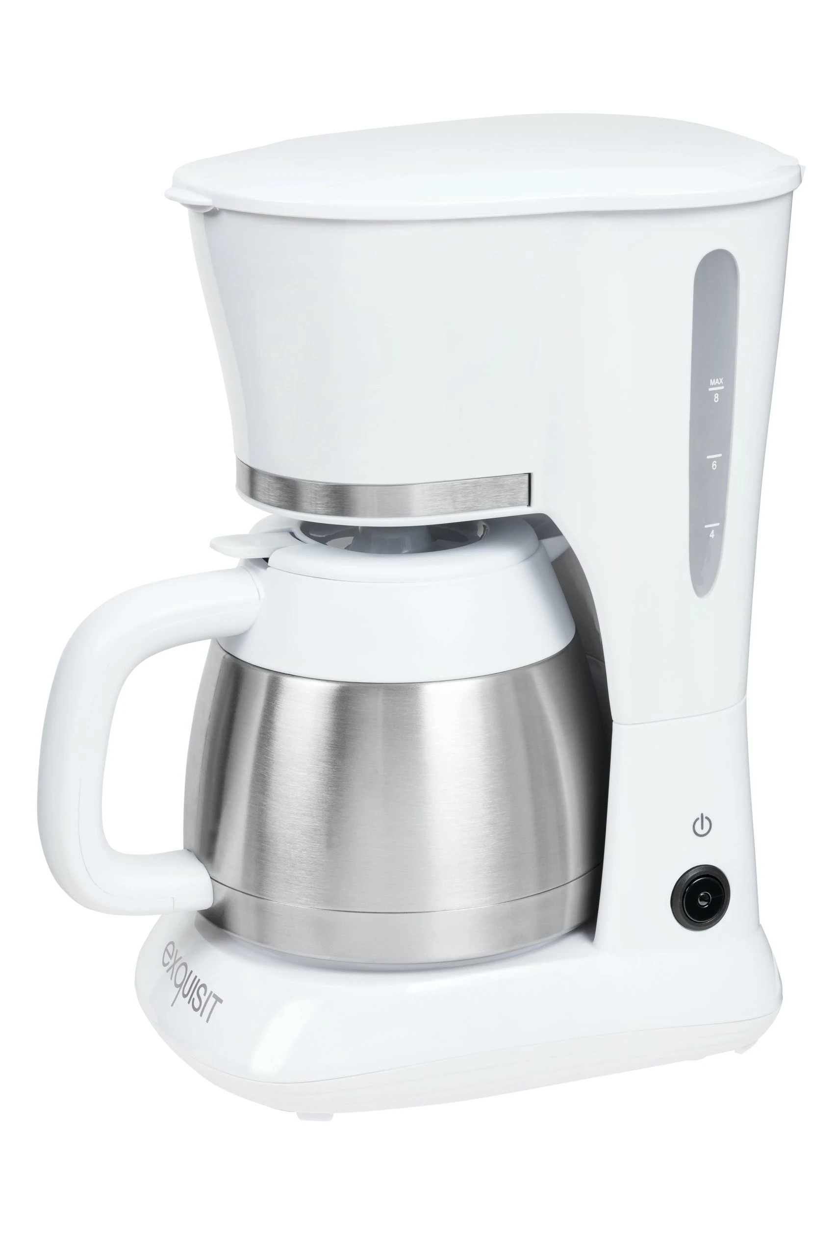 Exquisit Kaffeemaschine Mit Thermokanne KA 6501 In Schwarz, 4 Bis 8 Tassen, Abschaltautomatik 1 Exquisit Kaffeemaschine Mit Thermokanne KA 6501 In Schwarz, 4 Bis 8 Tassen, Abschaltautomatik