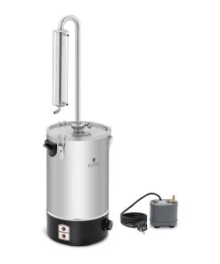Royal-catering Royal Catering Destilliergerät - Wasser - 20 L - Edelstahl - Royal Catering