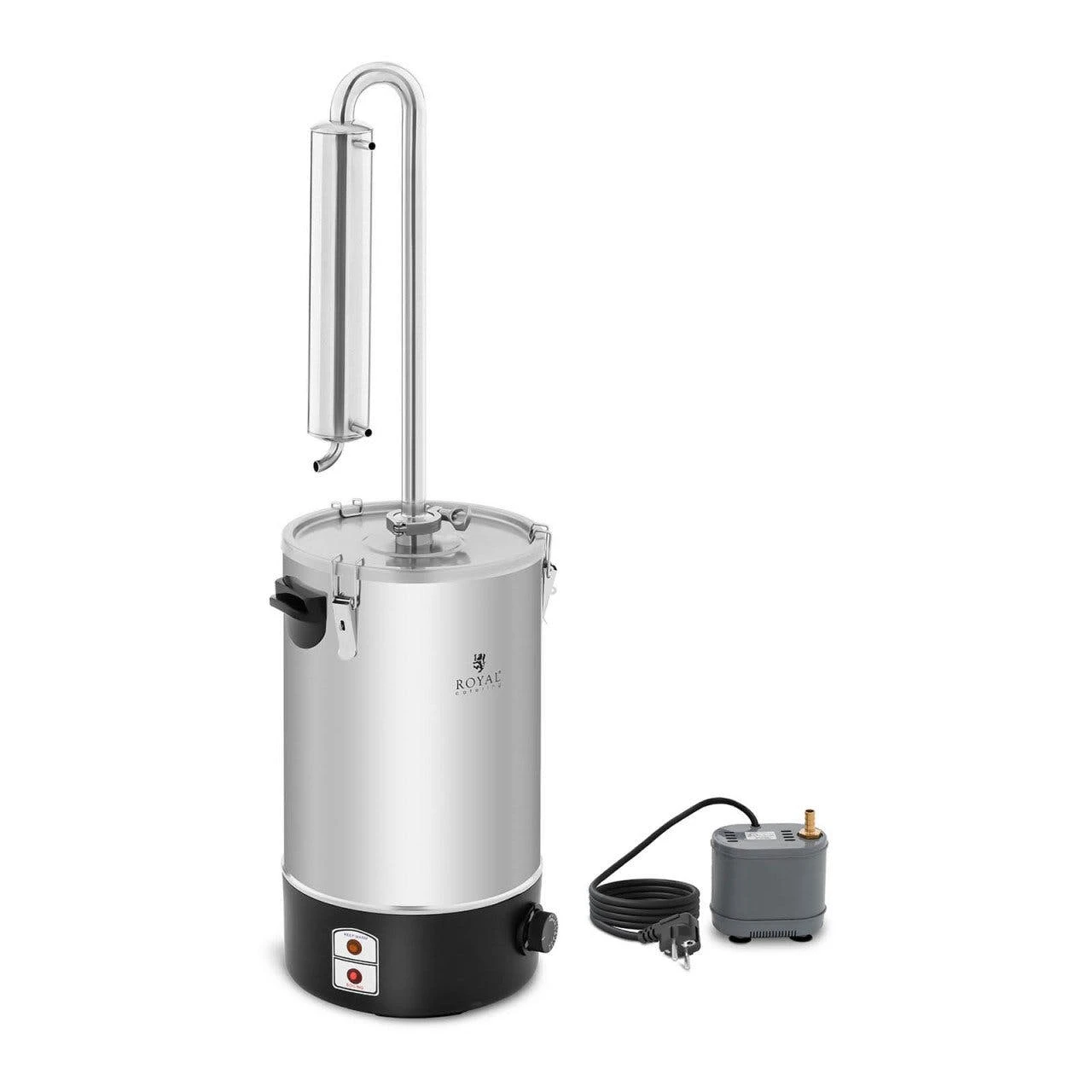 Royal-catering Royal Catering Destilliergerät - Wasser - 20 L - Edelstahl - Royal Catering 1 Royal-catering Royal Catering Destilliergerät - Wasser - 20 L - Edelstahl - Royal Catering
