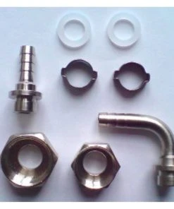 Null Bierschlauchtüllenset, 8 Teile - 10mm