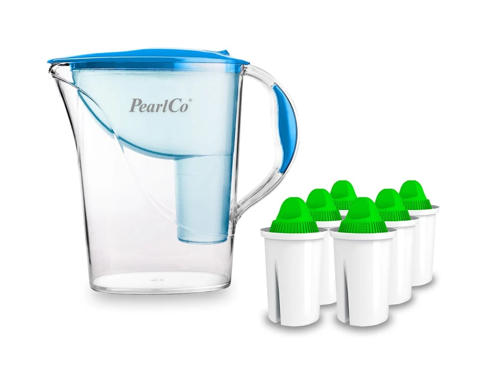 Pearlco Wasserfilter Standard Blau Inkl. 3 Alkaline Filterkartuschen 4 Pearlco Wasserfilter Standard Blau Inkl. 3 Alkaline Filterkartuschen – Bild 4