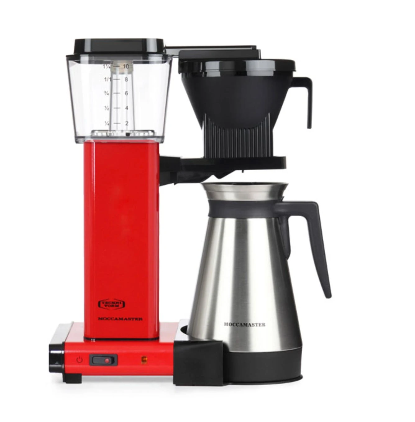 Null Filterkaffeemaschine Moccamaster KBGT 741 Mit Thermoskanne Rot 1 Null Filterkaffeemaschine Moccamaster KBGT 741 Mit Thermoskanne Rot