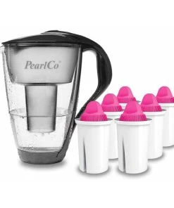 Pearlco Glas-Wasserfilter Schwarz Inkl. 6 AquaMag Filterkartuschen -HENDI-Geschäft 19c4e256 9040 4649 937f 6d3d234c9542 2