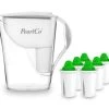 Pearlco Wasserfilter Fashion Weiß Inkl. 6 Alkaline Filterkartuschen