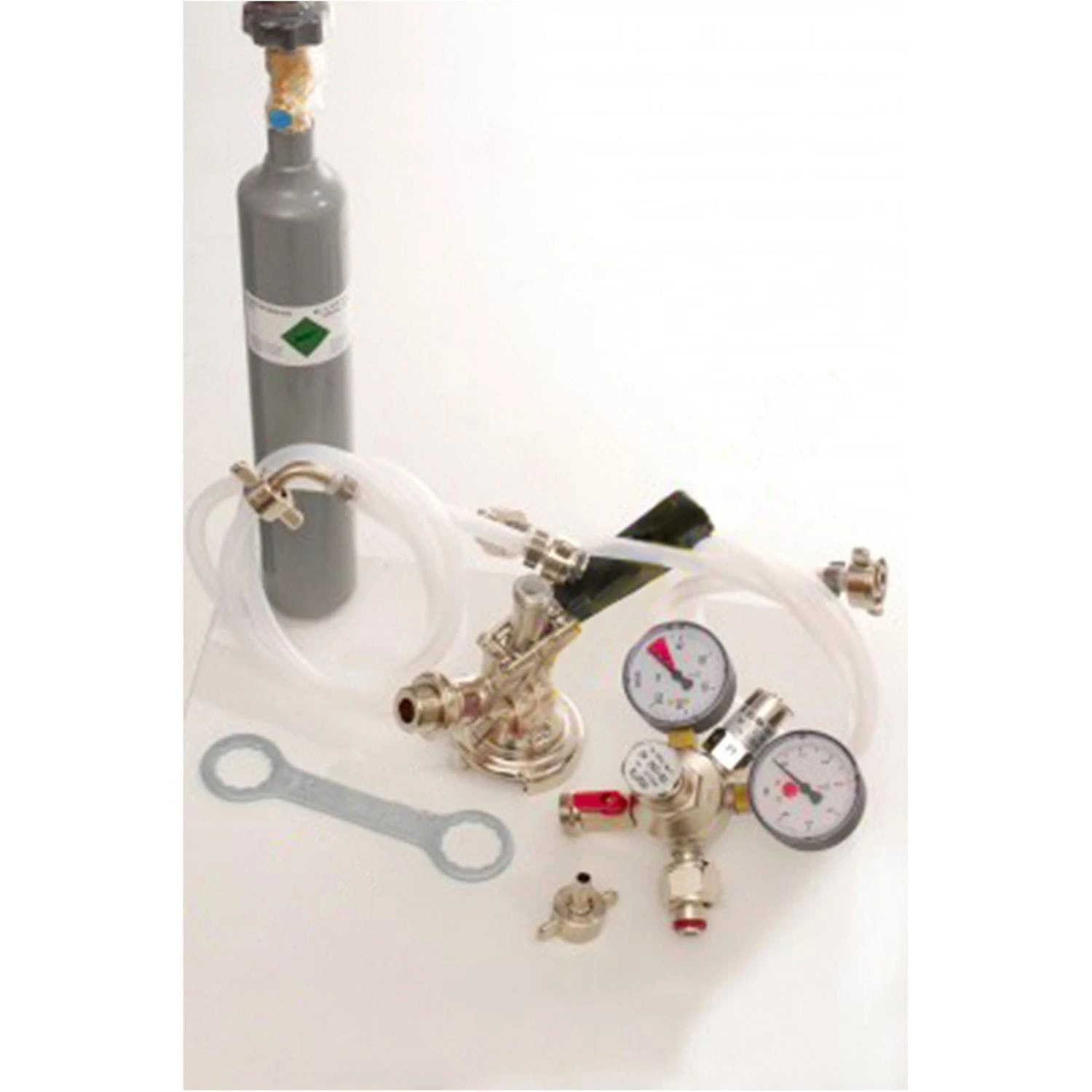 Null Zubehörpaket Mit Flach Fitting, 7mm Bierschlauch Und 0,5 Kg CO2 Flasche 5 Null Zubehörpaket Mit Flach Fitting, 7mm Bierschlauch Und 0,5 Kg CO2 Flasche – Bild 5