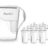 Pearlco Wasserfilter Fashion Weiß Inkl. 12 Universal Filterkartuschen