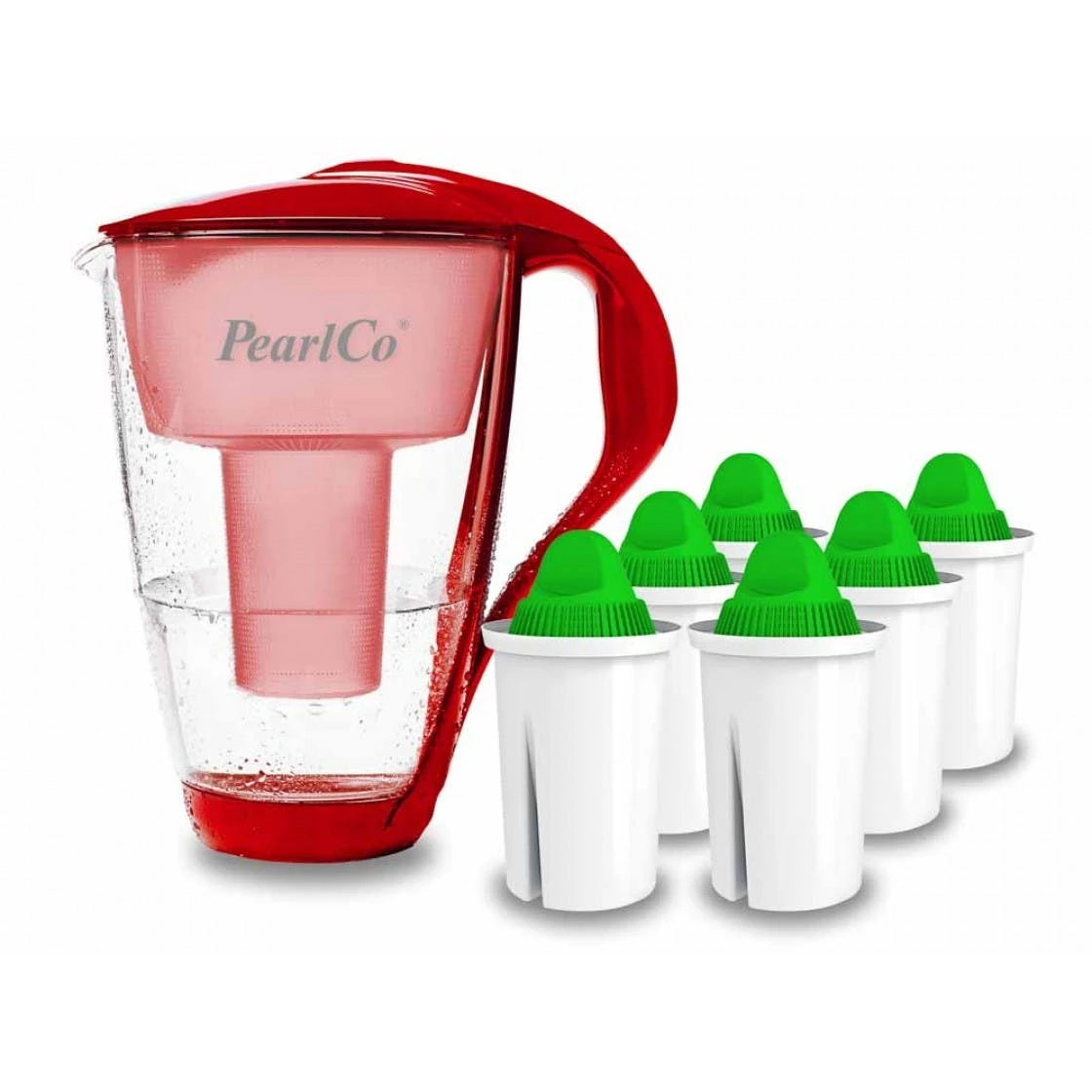 Pearlco Wasserfilter Standard Weiß Inkl. 6 Alkaline Filterkartuschen 6 Pearlco Wasserfilter Standard Weiß Inkl. 6 Alkaline Filterkartuschen – Bild 6