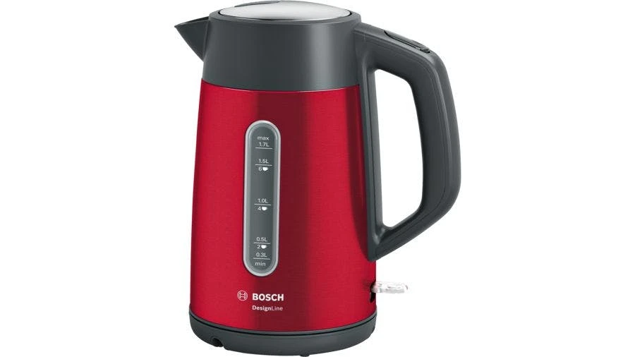 Siemens TW86104P Wasserkocher 1,5 L 2400 W Schwarz, Rot, Edelstahl 5 Siemens TW86104P Wasserkocher 1,5 L 2400 W Schwarz, Rot, Edelstahl – Bild 5