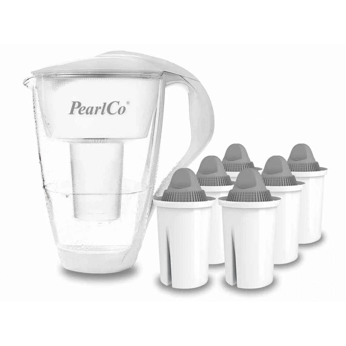 Pearlco Glas-Wasserfilter Anthrazit Inkl. 6 Protect+ Filterkartuschen 5 Pearlco Glas-Wasserfilter Anthrazit Inkl. 6 Protect+ Filterkartuschen – Bild 5