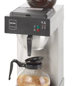 Metro-professional METRO Professional Filterkaffeemaschine Mit Glaskanne GCG2001, Edelstahl, 21.5x41x46cm, 2000W, 1.8L, Inkl. 100 Papierfilter, Mit Tassenwarmhalteplatte