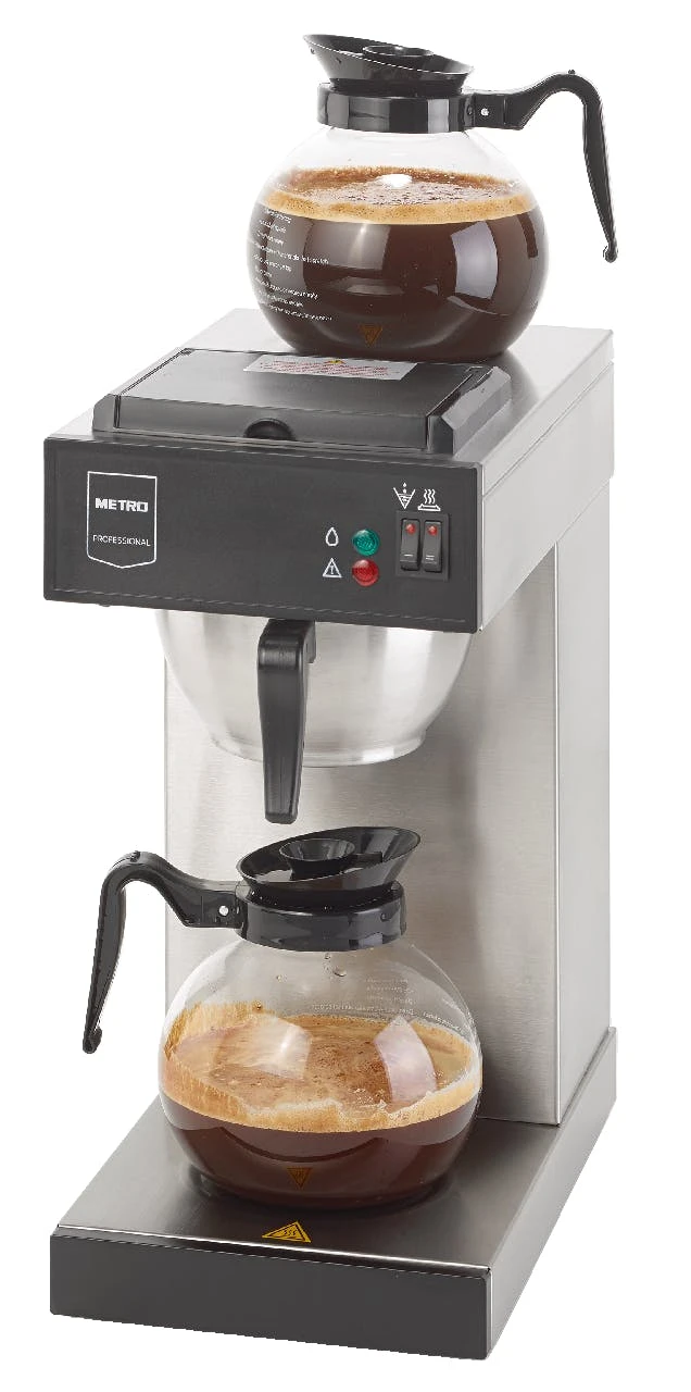 Metro-professional METRO Professional Filterkaffeemaschine Mit Glaskanne GCG2001, Edelstahl, 21.5x41x46cm, 2000W, 1.8L, Inkl. 100 Papierfilter, Mit Tassenwarmhalteplatte 1 Metro-professional METRO Professional Filterkaffeemaschine Mit Glaskanne GCG2001, Edelstahl, 21.5x41x46cm, 2000W, 1.8L, Inkl. 100 Papierfilter, Mit Tassenwarmhalteplatte