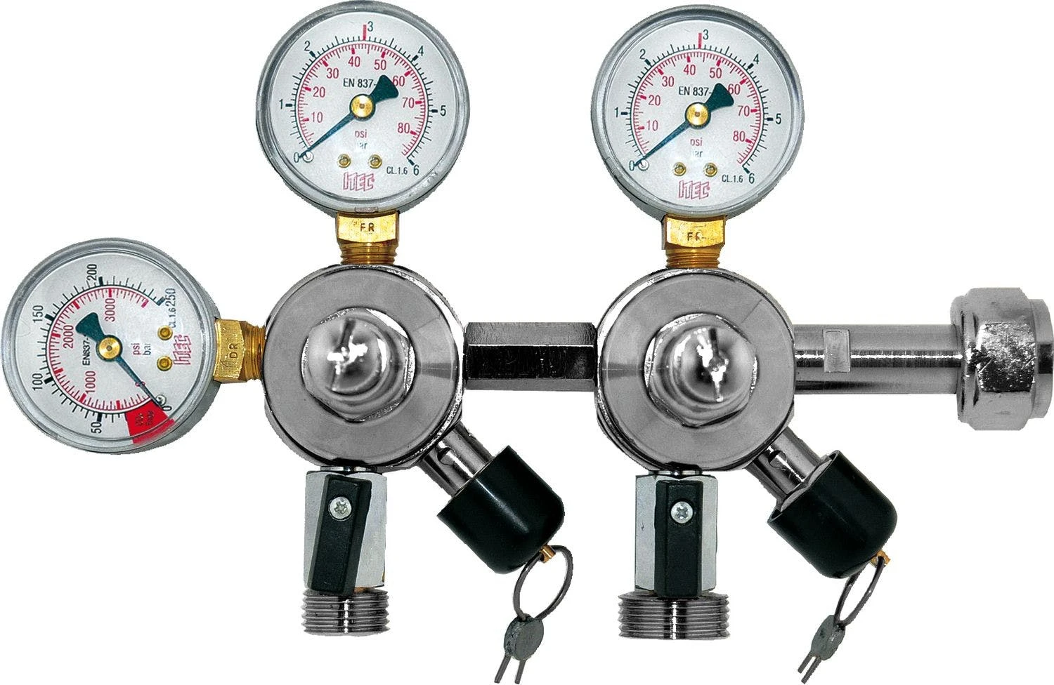 Null Druckminderer 2-leitig CO2 Für Bier Zapfanlage 3bar 4 Null Druckminderer 2-leitig CO2 Für Bier Zapfanlage 3bar – Bild 4