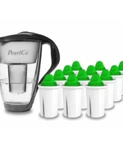 Pearlco Glas-Wasserfilter Anthrazit Inkl. 6 Alkaline Filterkartuschen 9 Pearlco Glas-Wasserfilter Anthrazit Inkl. 6 Alkaline Filterkartuschen -HENDI-Geschäft 2e77698f e4cb 4951 80d7 b1565d8aacfc 2