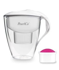Pearlco Wasserfilter Astra Weiß Inkl. 1 AquaMag Filterkartusche