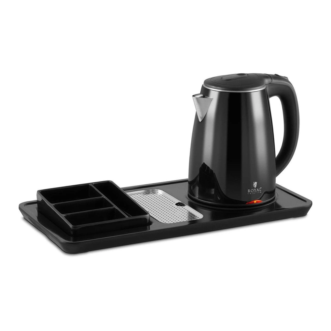 Royal-catering Wasserkocher - Kaffee- Und Teestation - 1,2 L - 1800 W - Schwarz - Royal_catering 3 Royal-catering Wasserkocher - Kaffee- Und Teestation - 1,2 L - 1800 W - Schwarz - Royal_catering – Bild 3