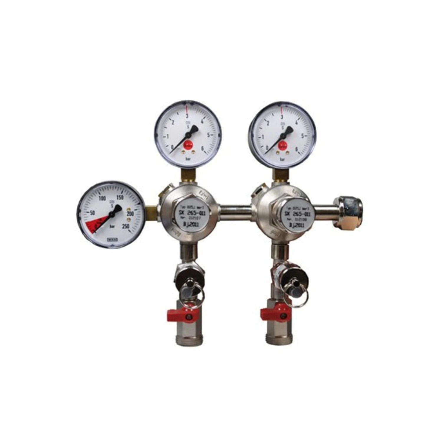 Null Co2 - Druckminderer, 2 Druckanzeigen Für Bier Und AFG, Zapfanlage 3 Und 7 Bar 3 Null Co2 - Druckminderer, 2 Druckanzeigen Für Bier Und AFG, Zapfanlage 3 Und 7 Bar – Bild 3