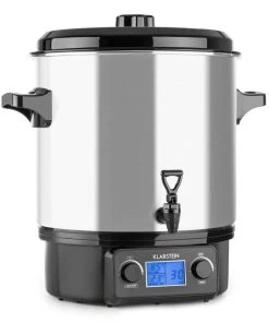 Klarstein Biggie Digital Einkochvollautomat Einkochtopf 27l 2000W Edelstahl Silber