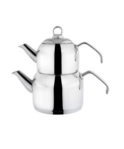 Null VIVIANA DELUX Teekannen-Set Größe S, Für Viele Herdtypen, Rostfrei, Ergonomisch