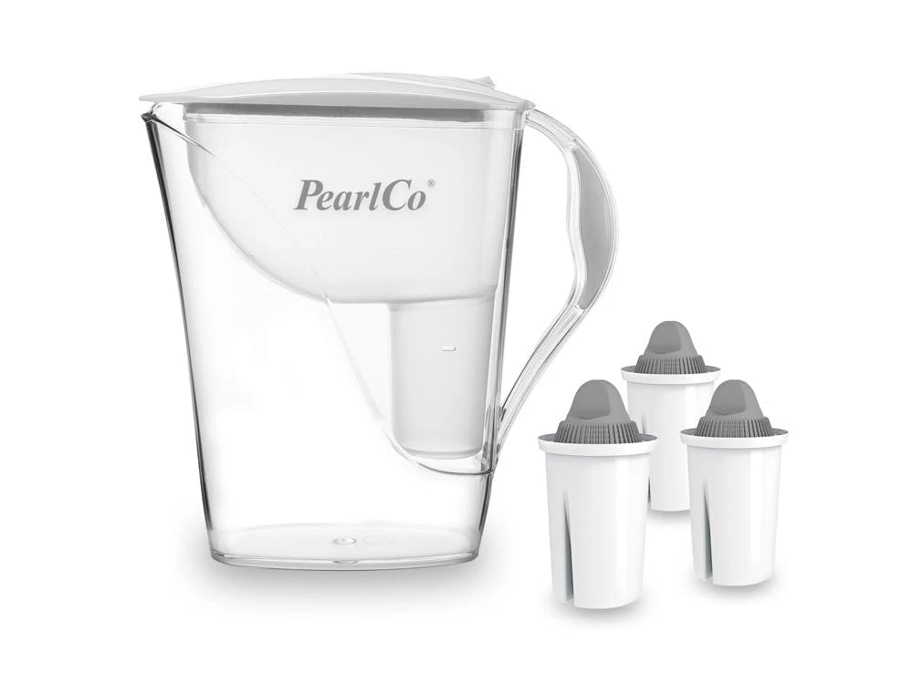 Pearlco Wasserfilter Fashion Weiß Inkl. 3 Protect+ Filterkartuschen 2 Pearlco Wasserfilter Fashion Weiß Inkl. 3 Protect+ Filterkartuschen – Bild 2