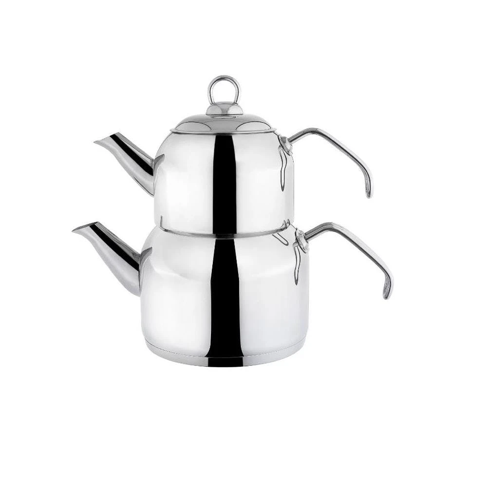 Null VIVIANA ASEL Teekannen-Set Größe XL Rostfreier Edelstahl 3fache Triplex-Kapselsohle Ergonomische Griffe Spülmaschinenfest 4 Null VIVIANA ASEL Teekannen-Set Größe XL Rostfreier Edelstahl 3fache Triplex-Kapselsohle Ergonomische Griffe Spülmaschinenfest – Bild 4