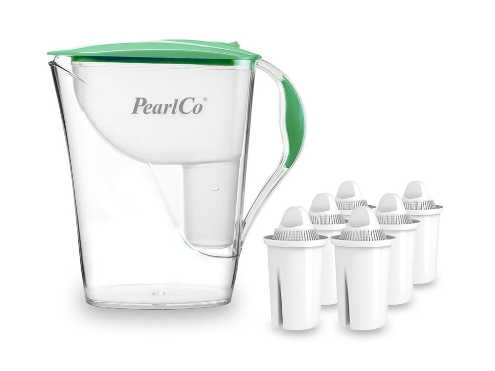 Pearlco Wasserfilter Fashion Mint Inkl. 6 Universal Filterkartuschen 1 Pearlco Wasserfilter Fashion Mint Inkl. 6 Universal Filterkartuschen