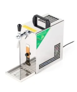 Null Bier Zapfanlage PYGMY 25/K Mit Membranpumpe, 1-leitig Trockenkühlgerät Aus Edelstahl, 30 Liter/h, Green Line