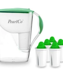 Pearlco Glas-Wasserfilter Weiß Inkl. 6 Alkaline Filterkartuschen -HENDI-Geschäft 3d8d7c11 e45a 4aab aba8 98db468311af 9