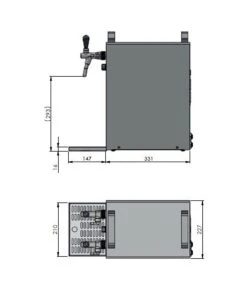 Null Komplett Set - Zapfanlage - Kontakt 40 2-leitig Trockenkühler, Durchlaufkühler 50 Liter/h, Green Line -HENDI-Geschäft 3f9018fc 49b4 4024 9812 cc02b930cbb4