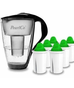 Pearlco Glas-Wasserfilter Anthrazit Inkl. 6 Alkaline Filterkartuschen 11 Pearlco Glas-Wasserfilter Anthrazit Inkl. 6 Alkaline Filterkartuschen -HENDI-Geschäft 42a87663 c536 4895 9eb3 599d1e1c9c5d