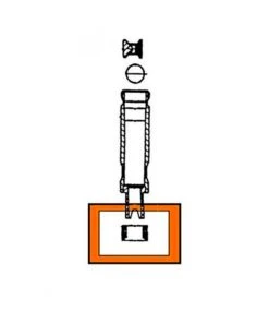 Null Dichtung Am Stößel Für Keg - Verschluss (Korb-Fitting) (Micro Matic Und Hiwi)
