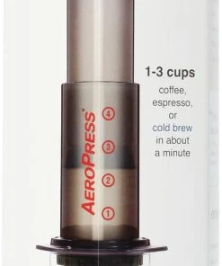 Null AeroPress Coffee Maker Kaffeebereiter, Inkl. 350 Filtern