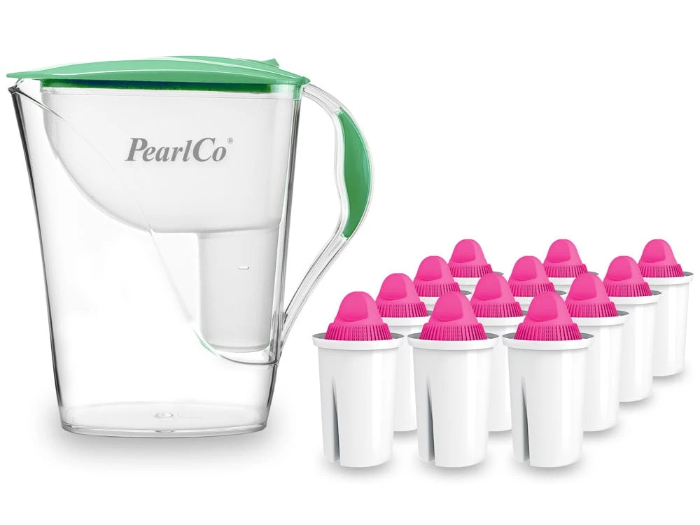 Pearlco Wasserfilter Fashion Mint Inkl. 12 AquaMag Filterkartuschen 1 Pearlco Wasserfilter Fashion Mint Inkl. 12 AquaMag Filterkartuschen