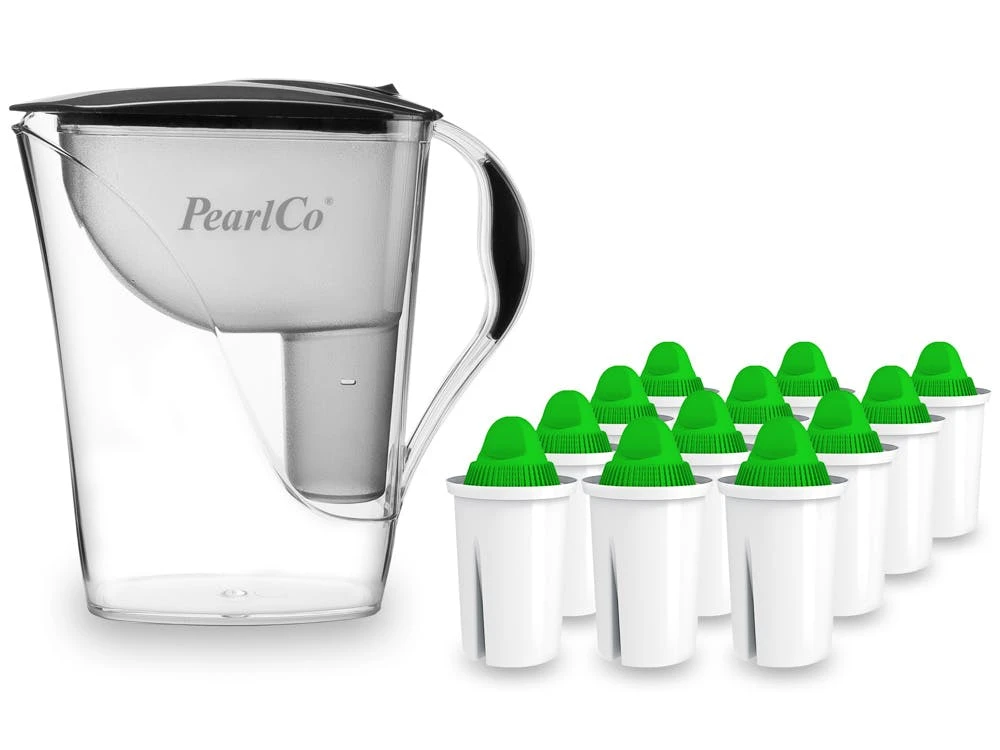 Pearlco Wasserfilter Fashion Anthrazit Inkl. 1 Alkaline Filterkartusche 4 Pearlco Wasserfilter Fashion Anthrazit Inkl. 1 Alkaline Filterkartusche – Bild 4