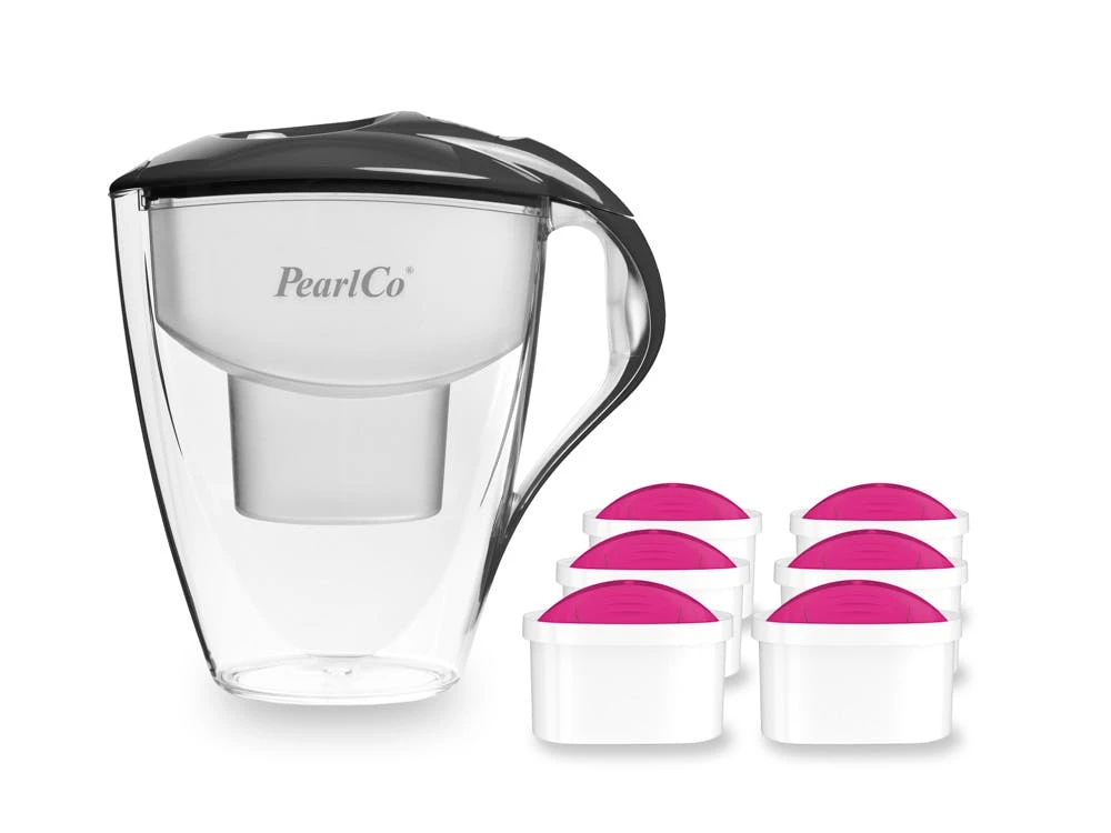 Pearlco Wasserfilter Astra Weiß Inkl. 6 AquaMag Filterkartuschen 2 Pearlco Wasserfilter Astra Weiß Inkl. 6 AquaMag Filterkartuschen – Bild 2