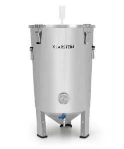 Klarstein Gärkeller Fermentierkessel 30 L Gärröhrchen Thermometer 304-Edelstahl