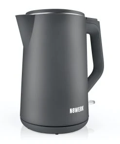 Null N8WERK Wasserkocher Nordic Grey Edition - Fassungsvermögen 1,5 Liter