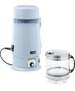 Null Uniprodo Destilliergerät - Wasser - 4 L - Temperatur Einstellbar - Glaskanne