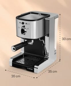 Klarstein Passionata 20 Espressomaschine 20 Bar Capuccino Milchschaum Silber 12 Klarstein Passionata 20 Espressomaschine 20 Bar Capuccino Milchschaum Silber -HENDI-Geschäft 52dc4214 660c 4431 aa41 41198b017603