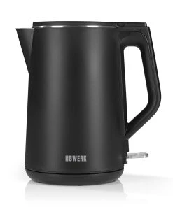 Null N8WERK Wasserkocher In Der Midnight Edition - Fassungsvermögen 1,5 Liter