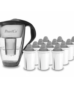 Pearlco Glas-Wasserfilter Weiß Inkl. 6 Protect+ Filterkartuschen 13 Pearlco Glas-Wasserfilter Weiß Inkl. 6 Protect+ Filterkartuschen -HENDI-Geschäft 54c03971 048b 4045 a733 876b1a9e493e 2