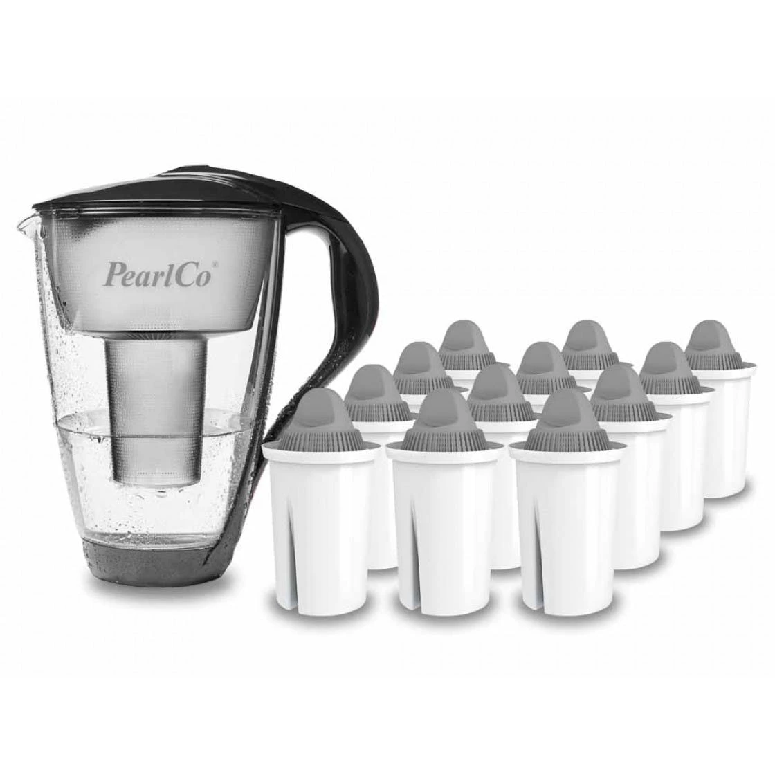 Pearlco Glas-Wasserfilter Weiß Inkl. 6 Protect+ Filterkartuschen 7 Pearlco Glas-Wasserfilter Weiß Inkl. 6 Protect+ Filterkartuschen – Bild 7