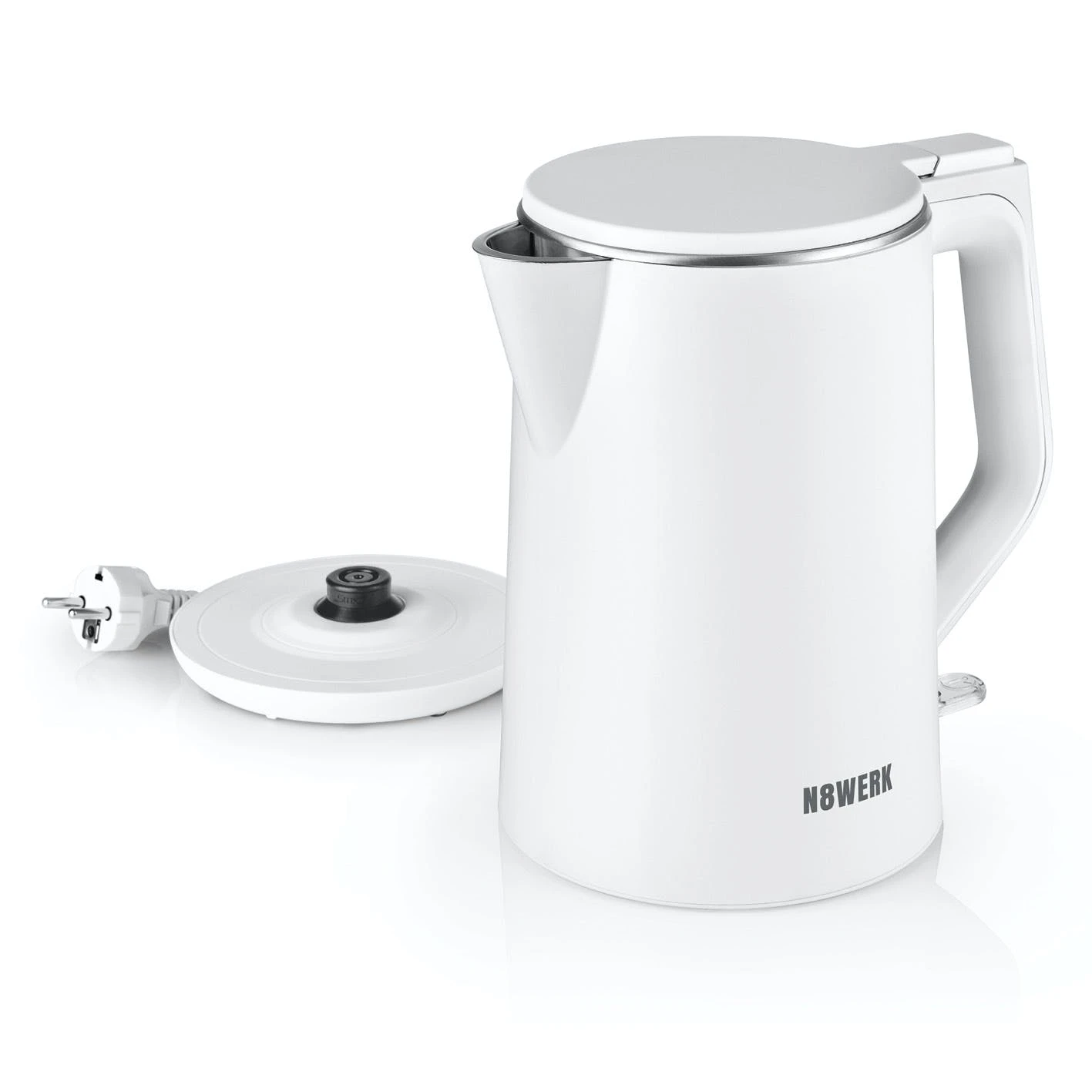 Null N8WERK Wasserkocher Moonlight White Edition - Fassungsvermögen 1,5 Liter - 2200W 7 Null N8WERK Wasserkocher Moonlight White Edition - Fassungsvermögen 1,5 Liter - 2200W – Bild 7