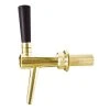 Null Kolbenschankhahn C-TAP Aus Chromnickelstahl, NW 10 Mm, Goldoptik