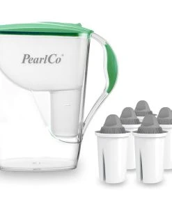 Pearlco Wasserfilter Fashion Mint Inkl. 6 Protect+ Filterkartuschen