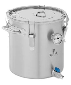 Royal-catering Maischekessel - 18 L - 0 - 150 °C - Edelstahl